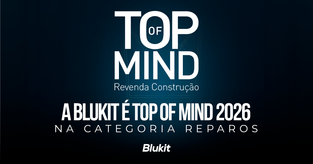 Blukit está entre as marcas mais lembradas do Brasil no Top Of Mind da Revenda 2026